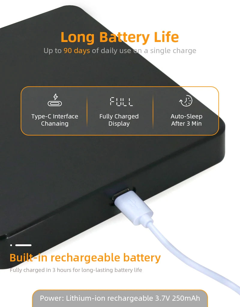 Espresso Scale With Timer Digital Usb 3kg Electronic With Pad High Precision Portable Barista Tools Home Coffee Accessories