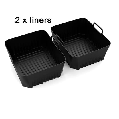Silicone Air Fryer Liners for Ninja AF500UK 10.4L Air Fryer Silicone Liner for Ninja Air Fryer Accessories