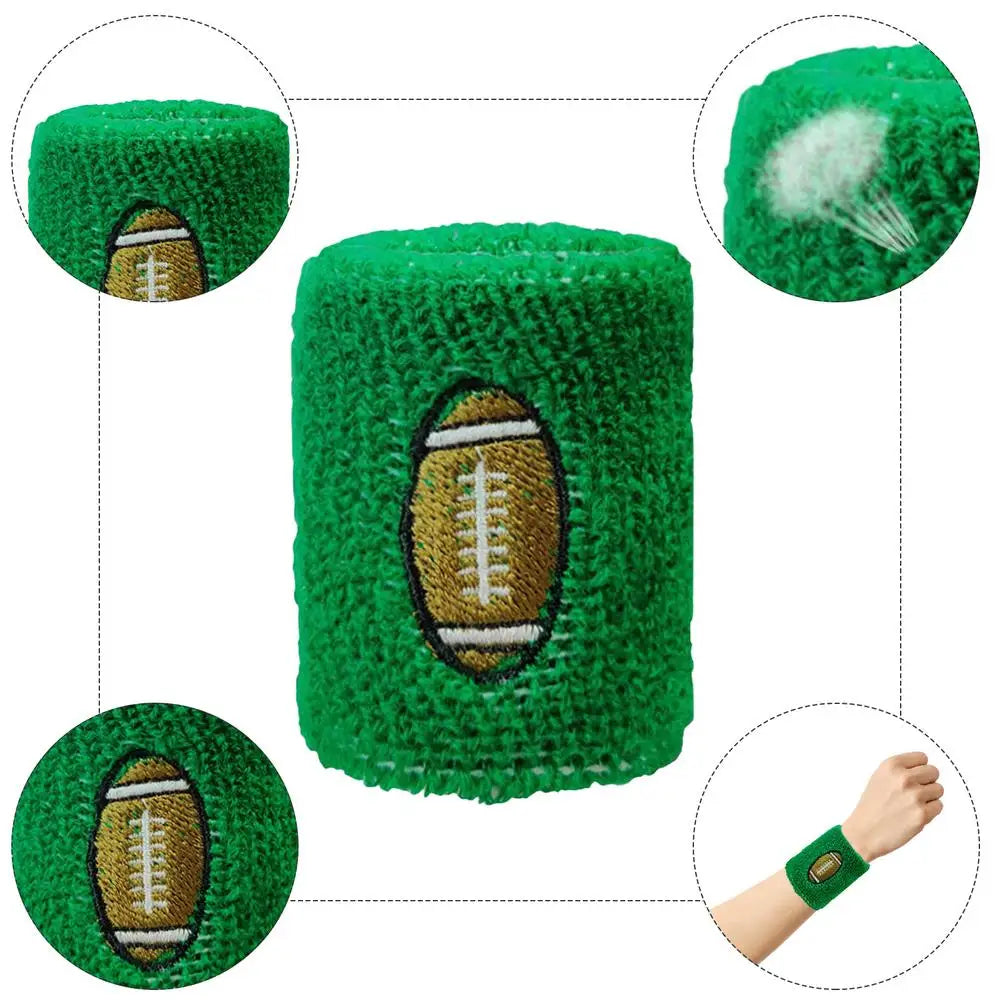 Sports Wristbands For Kids Children Wrist Sweat Bands Children Wrist Bands Sweat-proof For Basketball Baseball Football Soccer