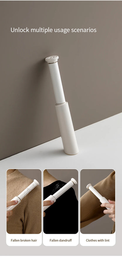 Portable Mini Clothing Lint Roller For Vercoats Woolen Clothes Static Electricity Grooming Brush for Pet Hair