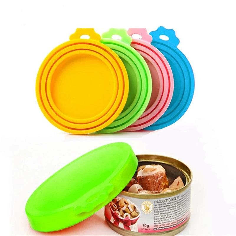 One Reusable Silicone Pet Can Lid Bpa Free Suitable For Most Sized Dog And Cat Cans - Keeps Food Fresh Prevents Bacterial Odors