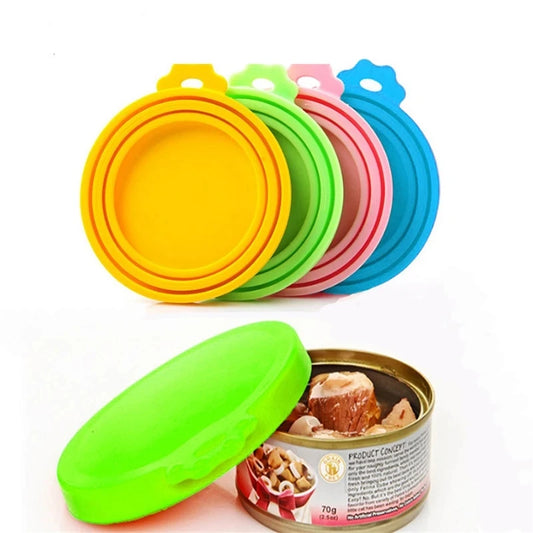 One Reusable Silicone Pet Can Lid Bpa Free Suitable For Most Sized Dog And Cat Cans - Keeps Food Fresh Prevents Bacterial Odors