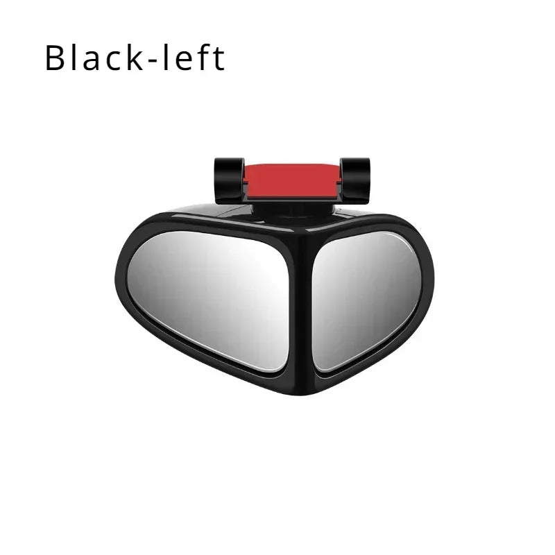 Car Rearview Mirror Blind Spot Mirror Front and Rear Wheels 360° Adjustable Wideangle Blind Spot Reflective Reversing