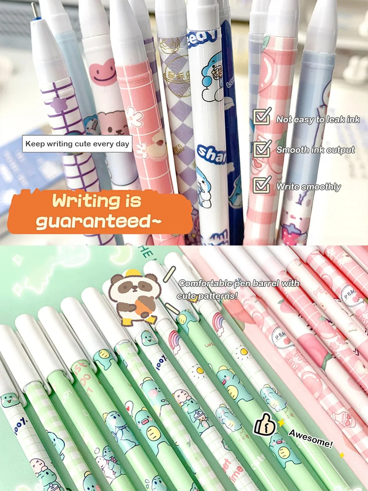 12PC 0.5mm Syringe Erasable Pen Korean Stationery Simple Kawaii Writing Pen Student Stationery Cultural and Educational Supplies