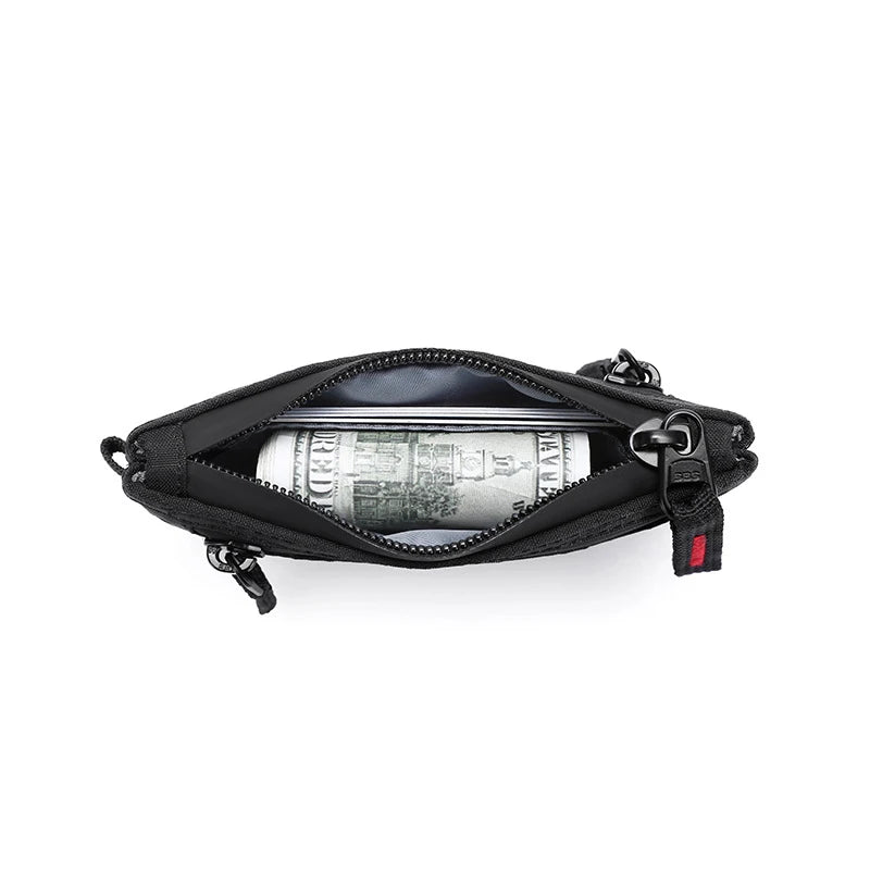 RFID Blocking Anti-Theft Slim Wallet - Compact Card Holder & Coin Purse for Men Women, Travel Essentials, NFC Protection