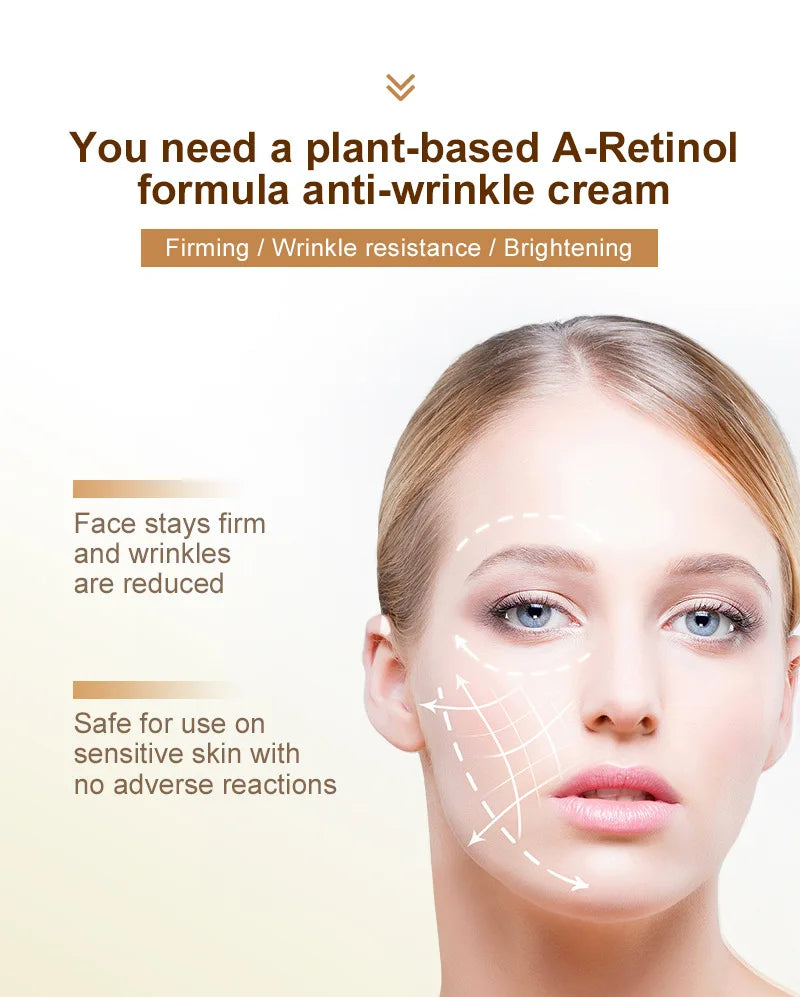 Bakuchiol Natural Retinol Alternative Cream For Face Minimize Wrinkles Retinol & Vitamin Face Cream Skin Firming Skin Care