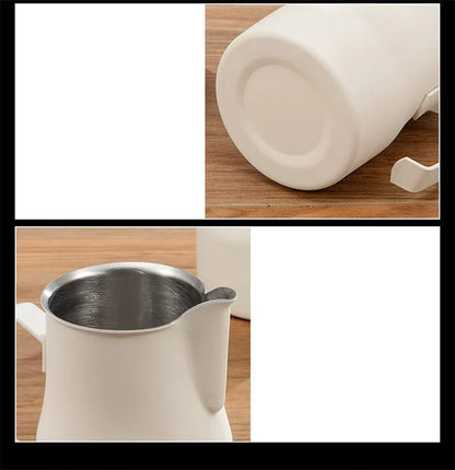 Coffee Milk Frothing Pitcher Jug Stainless Steel With Scale Espresso Steaming Pitchers Professional Milk Foam Jug Barista Craft