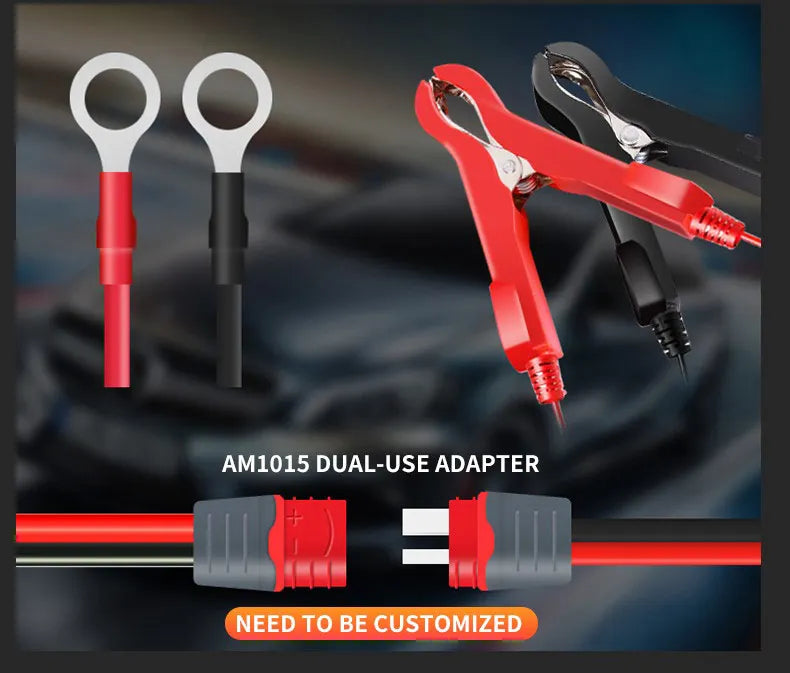 12V 24V 12A 10A Battery Charger Smart Fast Charging for Car Batteries 7-Stage Charge Pulse Repair for AGM GEL WET Lead Acid