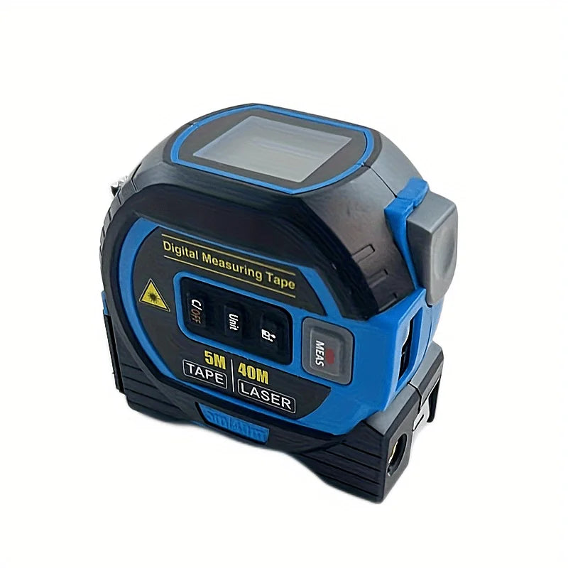 Laser Tape Measure 3In1 Digital Tape Measure 40/60M High Infrared Precision Rangefinder Steel Measuring with Large Display Tool