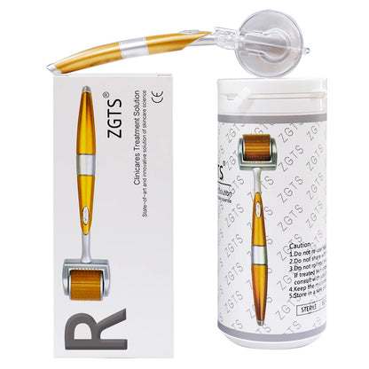 Professional 540 Needles for Facial Body Hair Growth Derma Roller for Skin Beard 0.2mm 0.25mm 0.3mm Needle Beauty Roller