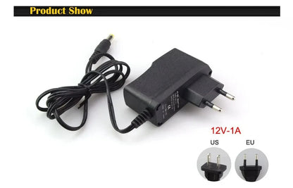 12 Volt Power Supply Transformer Converter AC 100-240V To DC 12V EU US Power Adapter Source Charger DC12V 1A 2A 3A LED Driver