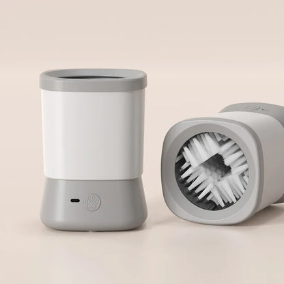 Automatic Pet Foot Washer Removable Electric Plastic Paw Cleaner Soft and Dense Bristles for Cleaning Cat Dog Paw Cleaner