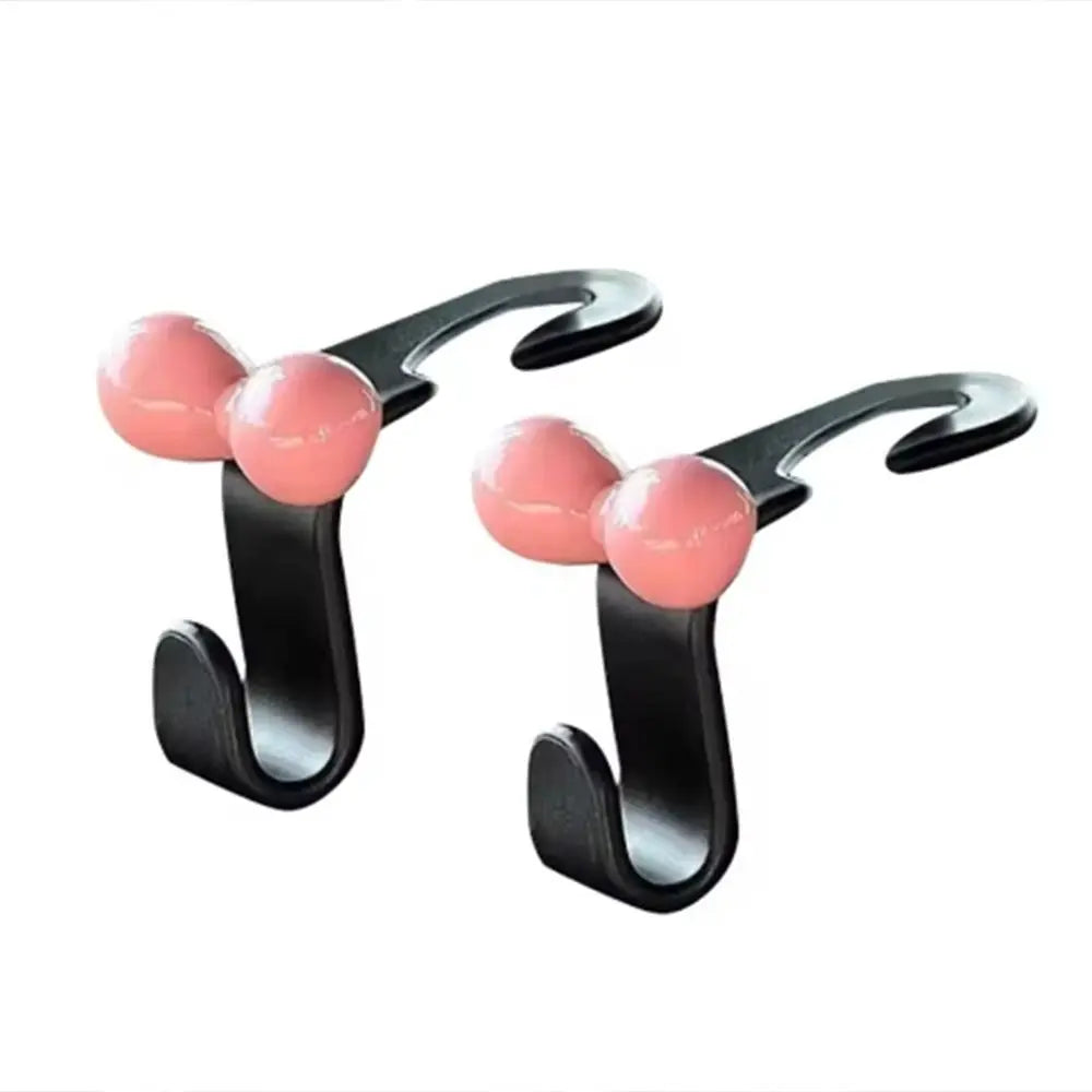 Exquisite Bowknot Car Seat Back Hook Multi-functional Sundries Back Storage Hook Durable Seat Back Hanger