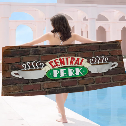 Friends TV Show Beach Towel For Kids Personalized Bath Towel Pool Towel Vacation Gift Picnic Towel Party Gift