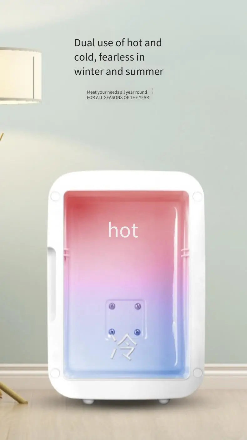 Car refrigerator small household cosmetics skin care products cold storage beauty double small refrigerator car cold storage min