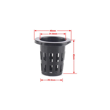 Hydroponic Basket 10pcs Plant Containers Grow Pots High Quality Round Shape Heavy Duty Net Cups Indoor and Outdoor Home Supplies