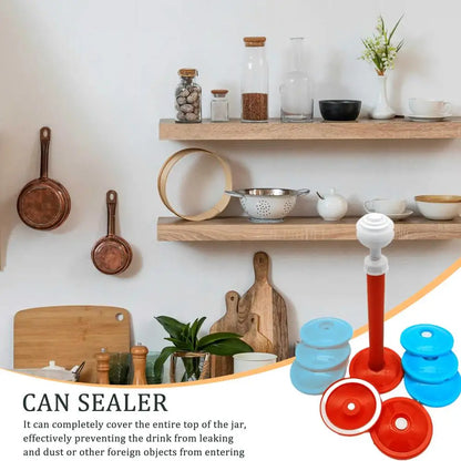 10pcs Vacuum Sealer Jar Lids Vacuum Sealer Attachment Kit Portable Hand Pump Canning Jar Vacuum Sealer Vacuum Saver