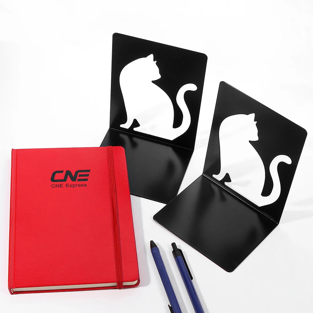 Beautiful Cat Book Ends for Shelves Duty Bookends for Heavy Book Iron Bookends Organizer Book Book rack Stand Shelf