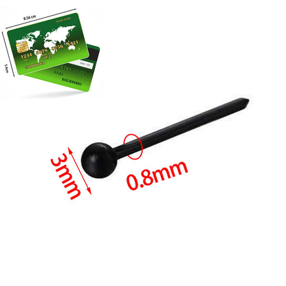 10 Pieces/set Women Vintage Transparent Ear Needle Mini Invisible Earring Small Ear Ring Earring Jewelry