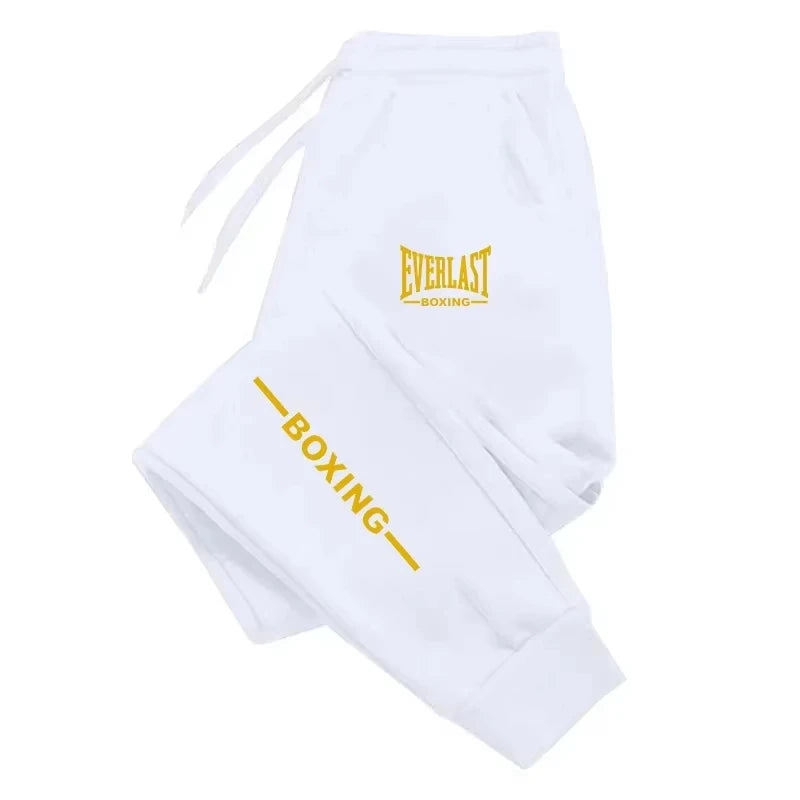 Autumn Everlast printed jogging pants men's sports pants men's sports pants men's brushed sports pants gym women's winter pants