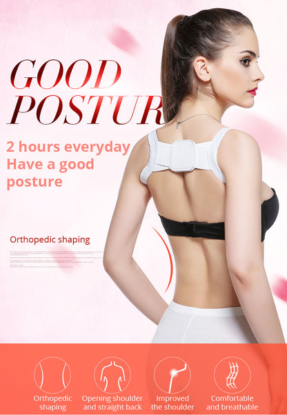 Adjustable Posture Corrector Back Support Shoulder Belt Rectify Straighten Correction Spine Corrector Health Postural Fixer Tap