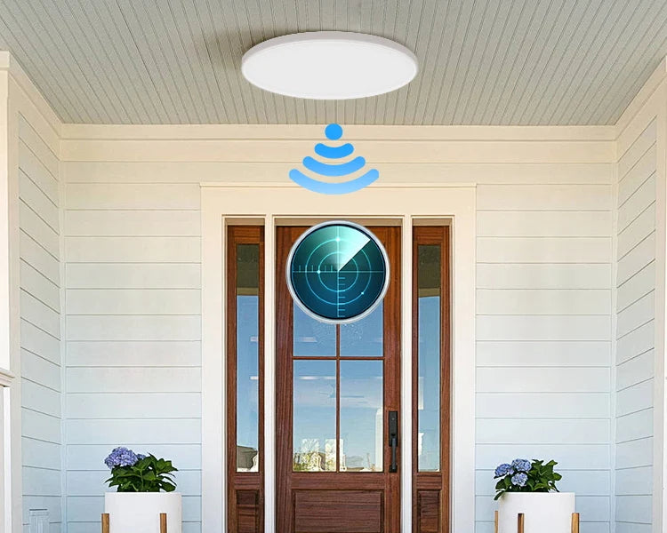 Large Smart Sensor Lights Led Ceiling Lamp with Motion Sensor Household Fixture Waterproof Bathroom Lamp Radar Sensor LED Lustre