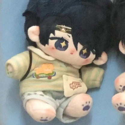 20cm Dress-up Doll's Clothes Cotton Doll Cute Clothes Cartoon Plush Doll Clothes Naked Doll Regular Body Only Clothes No Doll