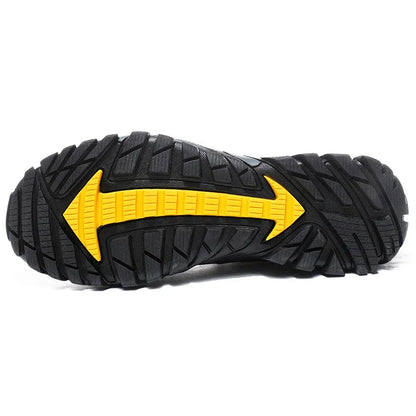 Men's Breathable Shoes Outdoor Non Slip Elastic Band Camping Shoes for Couples Athleisure Men's Shoes