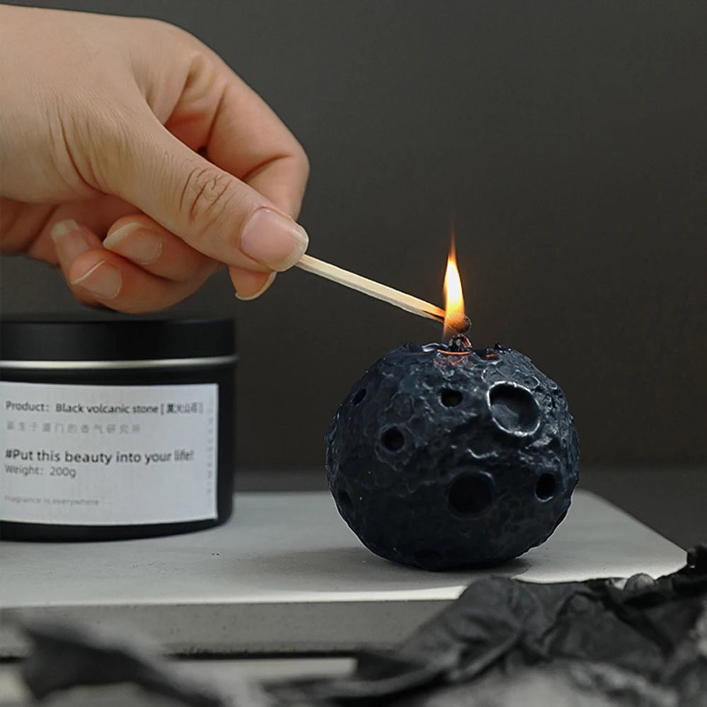 Creative Lunar Shape Scented Candles Home Decor Candle For Party Birthday Room Decoration Gift