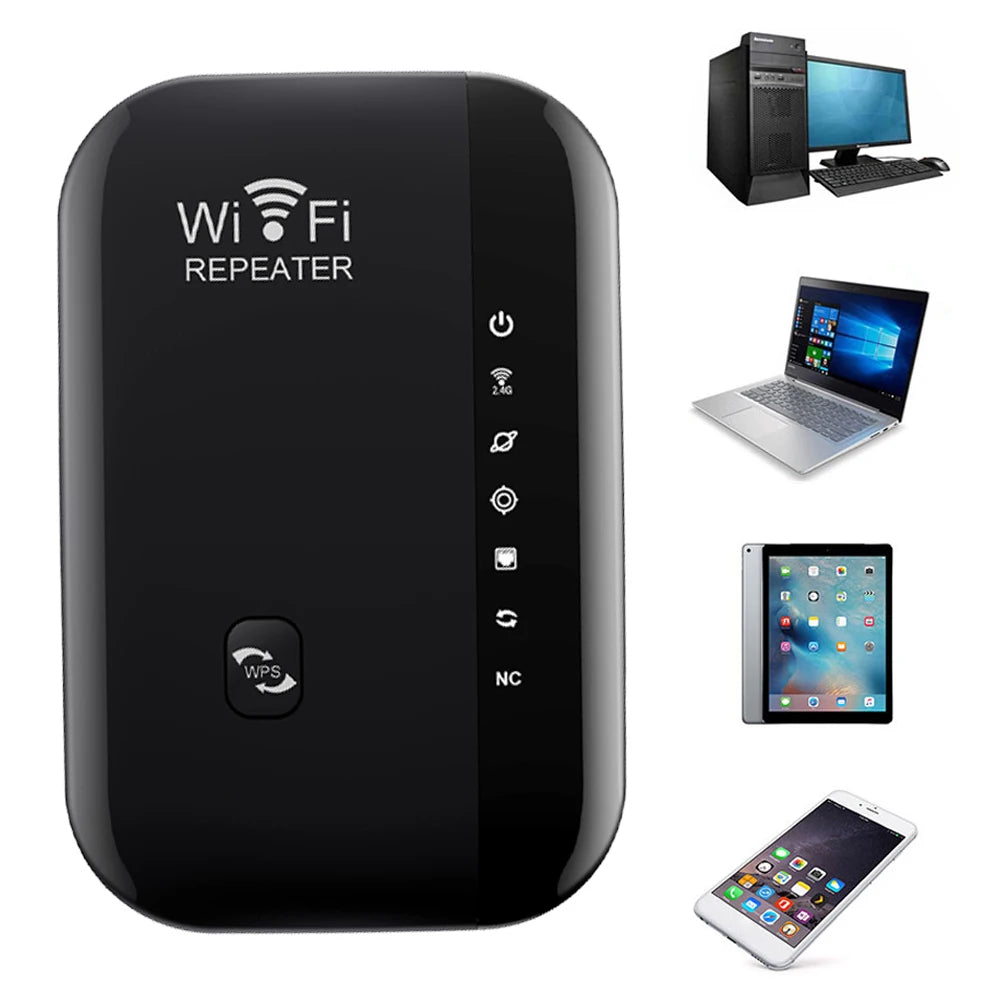 Wireless WIFI Repeater 2.4G Router 300Mbps Wifi Range Extender Wi-Fi Signal Amplifier 802.11N Network Card Adapter for PC