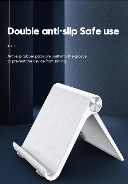 AIEACH Tablet Phone Stand iPad Stand For iPad Pro iPhone Xiaomi Adjustable Desktop Tablet Support Phone Holder Tablet Stand