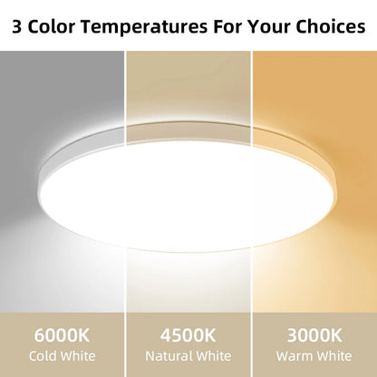 Led Ceiling Lights Ultra Thin LED Ceiling Lamps Modern Panel Light  30W 50W 72W Downlights for Living Room Bedroom Kitchen Home
