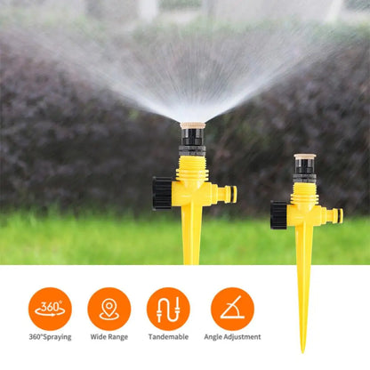 5Pcs 360° Rotation Garden Sprinkler Irrigation Watering System Agriculture Ground Automatic Tube Plug Buried Atomization