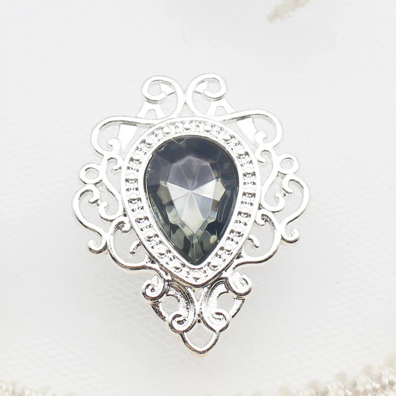 10 pieces of new crystal sewing accessories, sewing accessories, decorations, artificial accessories, used to decorate the party