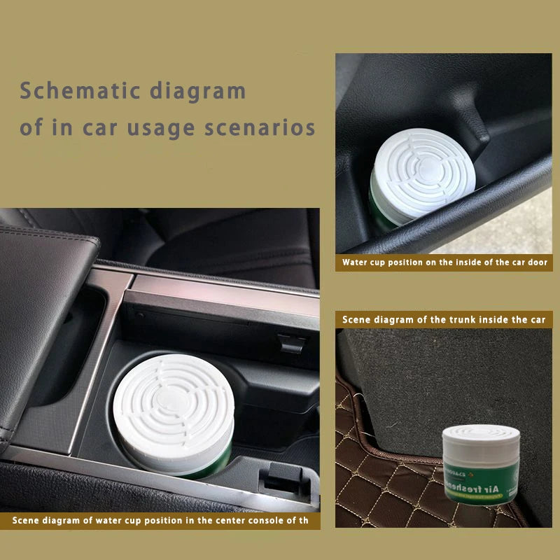 Solid Perfume Air Freshener For Car Bathroom Pet Shop Decoration Home Cleaning Air Purification Deodorization Antibacterial