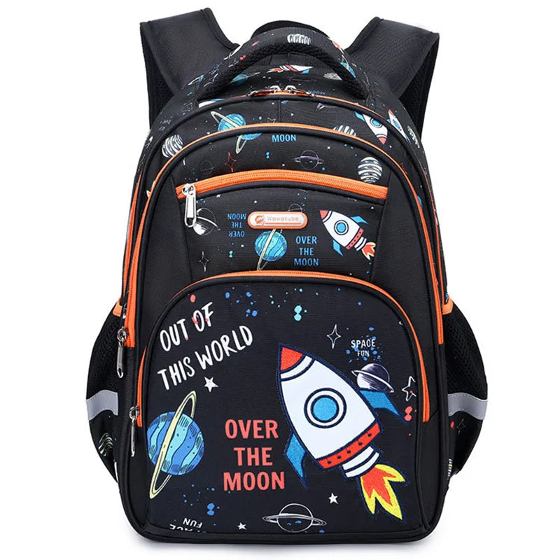 School Bags for Kids Backpack for Boys Elementary Kindergarten Preschool School Bag 14 inch Multifunctional Cute Large Capacity