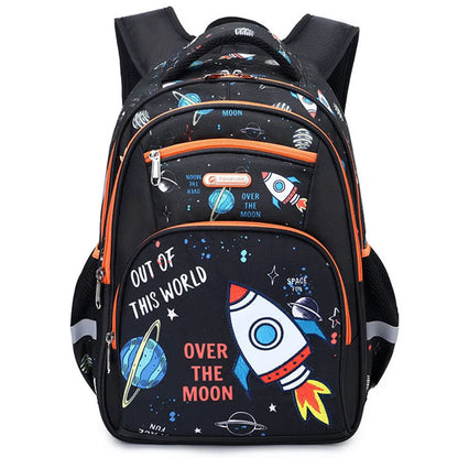School Bags for Kids Backpack for Boys Elementary Kindergarten Preschool School Bag 14 inch Multifunctional Cute Large Capacity