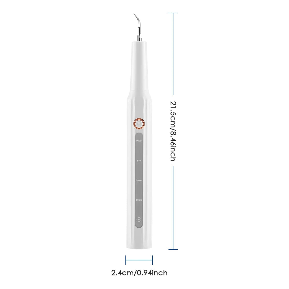 Ultrasonic Dental Calculus Remover With LED Light Teeth Plaque Scaler Tartar Stains Cleaner Electric Dental Whitening Oral Tools