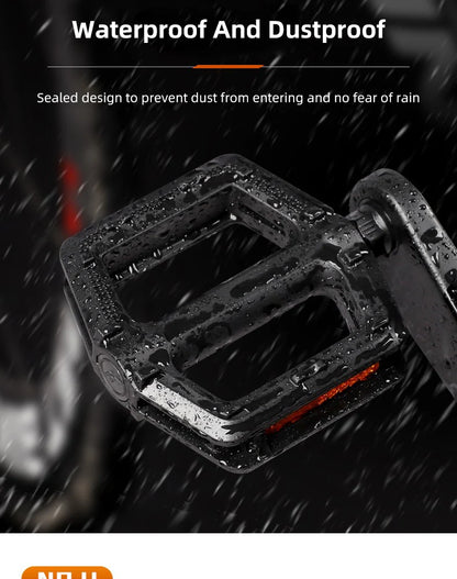 Bicycle Pedals Ultralight MTB Road Pedal Cycling Mountain Bike Accessories Foot Plat Anti-slip 9''16 Standard Universally Pedals