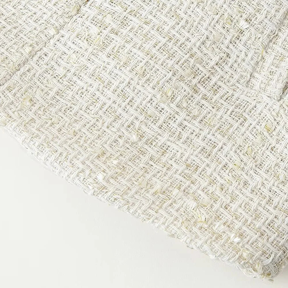 2025 New Women's Clothing European and American Style Fashion Design Sense Small Fragrant Style Decoration Texture Vest