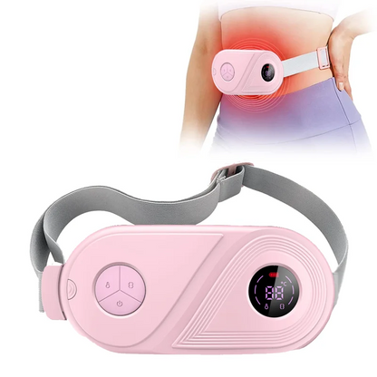 Electric Warm Uterine Cramp Massager Vibrator Heating for Menstrual Relief  Waist Massager Belt Care Waist Stomach for Women