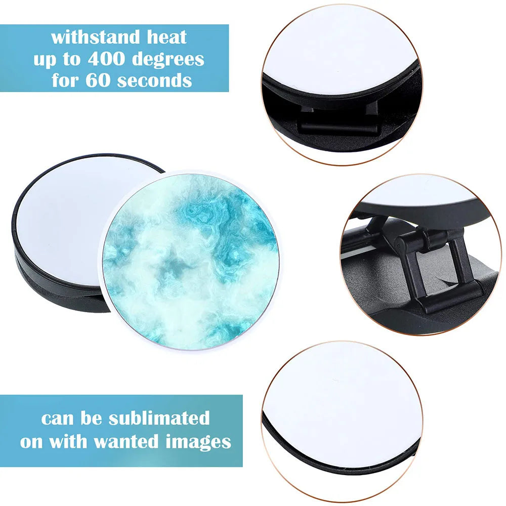 10/20pcs Sublimation Phone Holders Set Collapsible Phone Holders Phone Grip Blanks Self-Adhesive Sublimation Phone Holders