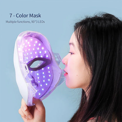 Face Neck Beauty Machine LED Skin Care Tool
