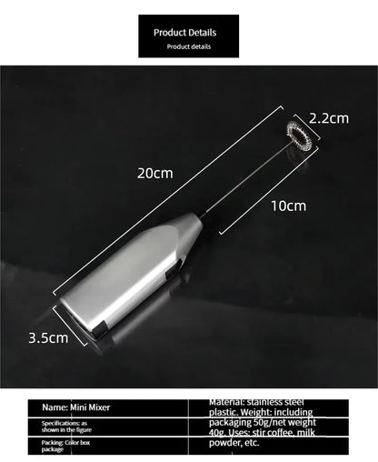 Mini Electric Whisk Household Handheld Mixer Milk Beater BakingTools Kitchen Supplies Cream Whipping Whip The Eggs With Cream