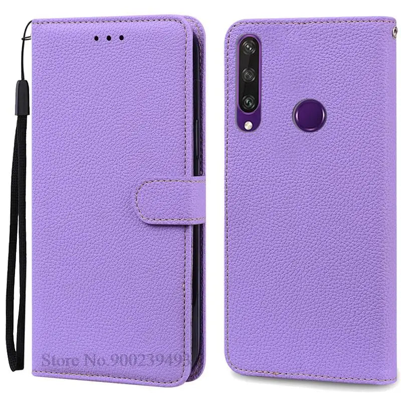 For Huawei Y6P Case Leather Wallet Flip Case For Huawei Y6p Case MED-LX9N Soft Full Cover Coque Fundas for Huawei Y6P Case