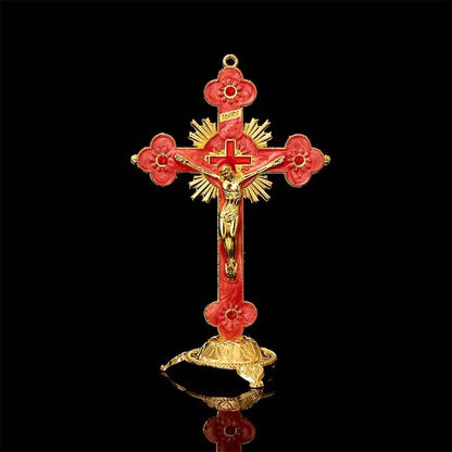 Big cross crucifix station christ catholic jesus statue large religious prayer church decoration car church decoration