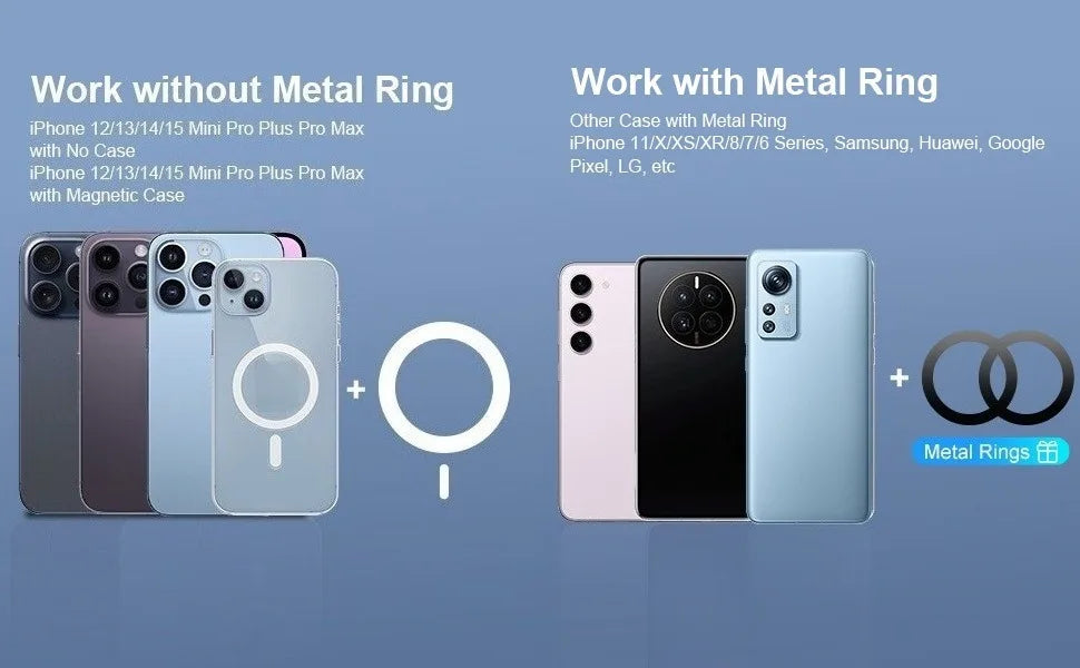 Magnetic Car Phone Holder Adjustable 360° Rotation Air Vent Strongest Adhesion Mag-Safe Car Mount for iPhone 16/15/14/13 Series