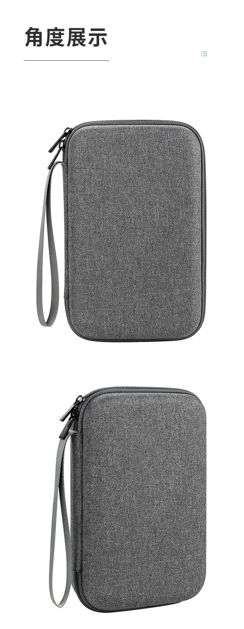 Large Capacity Travel Electronics Accessories Organizer Tablet Hard Disk Cable Portable Storage Bag EVA Airbag Travel Bags