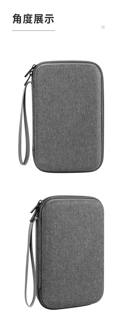 Large Capacity Travel Electronics Accessories Organizer Tablet Hard Disk Cable Portable Storage Bag EVA Airbag Travel Bags