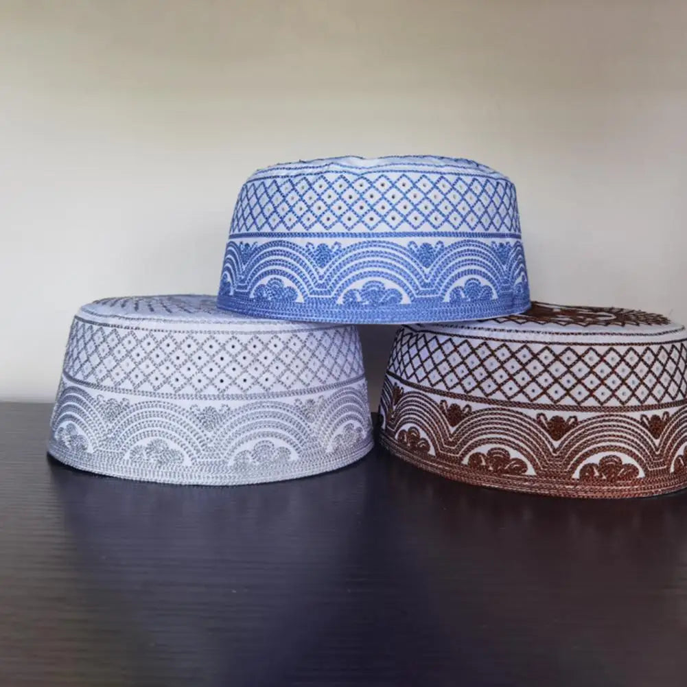 Men Cap Soft Male Hat Washable Head Decoration  Chic Turkish Jewish Adult Cap